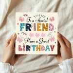 Friend Birthday Card Happy Birthday Card For Best Friend