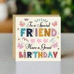 Friend Birthday Card Happy Birthday Card For Best Friend