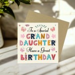 Granddaughter Birthday Card For Granddaughter Age 1 3 5 6 7 8 