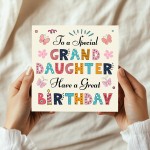 Granddaughter Birthday Card For Granddaughter Age 1 3 5 6 7 8 