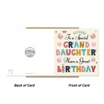 Granddaughter Birthday Card For Granddaughter Age 1 3 5 6 7 8 