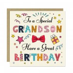 Grandson Birthday Card Happy Birthday Card For Grandson Age 3 5 
