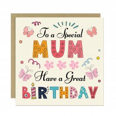 Mum Birthday Card Birthday Card For Mum Card From Son Daughter