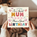Mum Birthday Card Birthday Card For Mum Card From Son Daughter