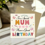 Mum Birthday Card Birthday Card For Mum Card From Son Daughter