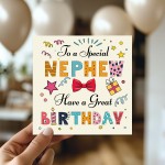 Nephew Birthday Card Child Birthday Card For Nephew Birthday 