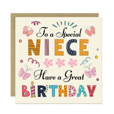 Niece Birthday Card Child Birthday Card For Niece Card For Girl