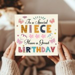 Niece Birthday Card Child Birthday Card For Niece Card For Girl
