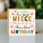 Niece Birthday Card Child Birthday Card For Niece Card For Girl