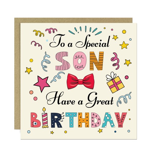 Son Birthday Card Kids Happy Birthday Card For Son Birthday Card