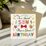 Son Birthday Card Kids Happy Birthday Card For Son Birthday Card