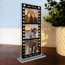 Gift For Best Friend Personalised Photo Collage Retro Film Strip