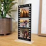 Gift For Best Friend Personalised Photo Collage Retro Film Strip