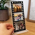 Gift For Best Friend Personalised Photo Collage Retro Film Strip