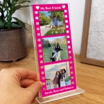 Personalised Friendship Collage Photo Plaque Best Friend Plaque