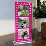 Personalised Friendship Collage Photo Plaque Best Friend Plaque