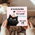 Humorous Birthday Card Happy Birthday for Friends Funny Design