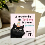 Humorous Birthday Card Happy Birthday for Friends Funny Design
