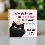 Humorous Birthday Card Happy Birthday for Friends Funny Design