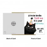 Humorous Birthday Card Birthday for Friends Cat Happy Birthday