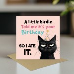 Funny Birthday Card Happy Birthday for Friends Funny Cat Card