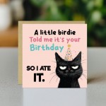 Funny Birthday Card Happy Birthday for Friends Funny Cat Card