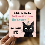 Funny Birthday Card Happy Birthday for Friends Funny Cat Card