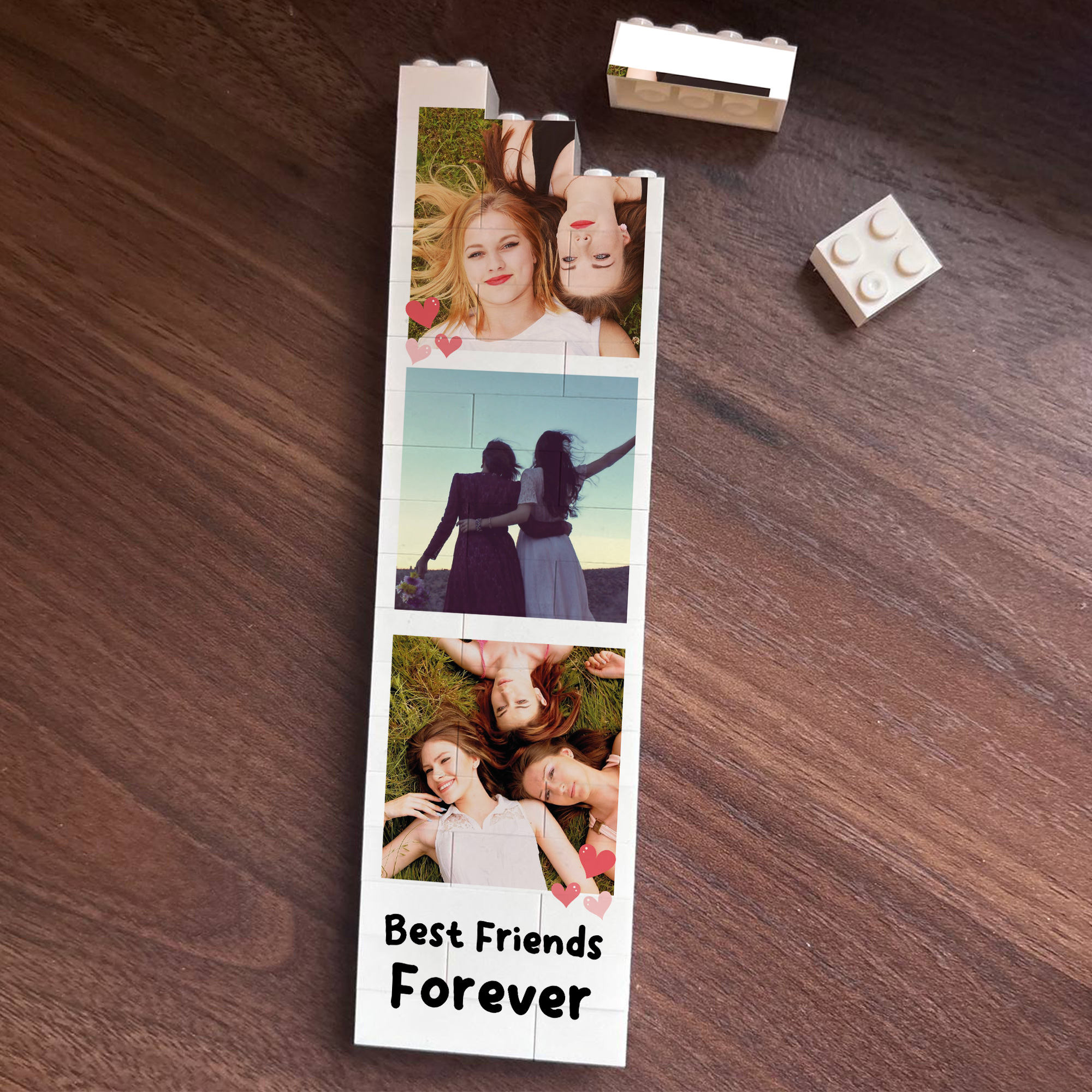 Friend Block Personalised Best Friend Building Block Best Friend Photo Block