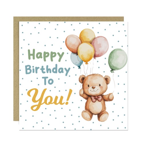 Happy Birthday To You Card For Him Her Card For Niece Nephew