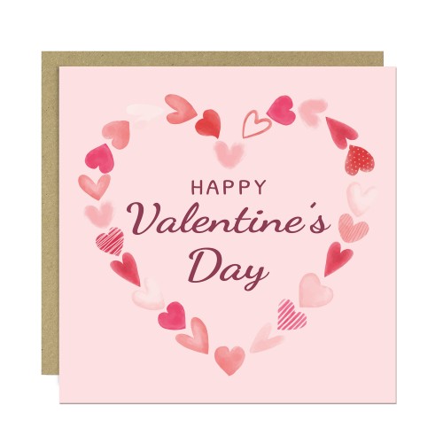 Valentines Card For Her 14x14 Card With Kraft Envelope Wife