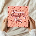 Valentines Card For Him 14x14 Card With Kraft Envelope