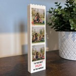 Gift For Mum Mothers Day BEST MUM Personalised Mum Photo Block