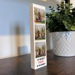 Gift For Mum Mothers Day BEST MUM Personalised Mum Photo Block