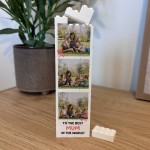 Gift For Mum Mothers Day BEST MUM Personalised Mum Photo Block