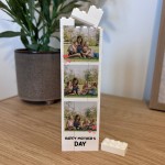 Personalised Mothers Day Gift Photo Building Block Mum Gifts