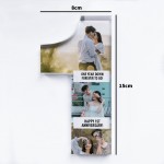 PERSONALISED 1st First Anniversary Gift For Boyfriend Girlfriend