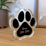 Dog Memorial Plaque Personalised Any Name Date Memorial Plaque