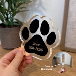 Dog Memorial Plaque Personalised Any Name Date Memorial Plaque