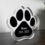 Dog Memorial Plaque Personalised Any Name Date Memorial Plaque