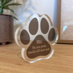 Personalised Pet Loss Gift Bereavement Plaque Name Tribute Sign