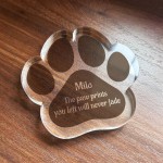 Personalised Pet Loss Gift Bereavement Plaque Name Tribute Sign