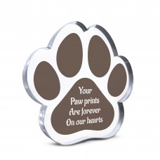 Paw Print Gift Paw Prints Are Forever On Our Hearts Pet Loss