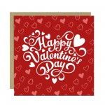 Happy Valentines Day Card Set of 6 Greetings Cards Him Her