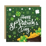 Happy St Patricks Day Card Set of 6 St Paddys Day Cards