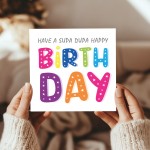 Fun Birthday Card For Men Women Supa Dupa Birthday Card For Him
