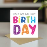 Fun Birthday Card For Men Women Supa Dupa Birthday Card For Him