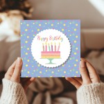 Birthday Card For Women Happy Birthday Card For Her Polka Dot