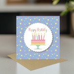 Birthday Card For Women Happy Birthday Card For Her Polka Dot