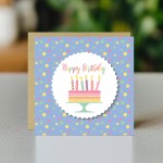 Birthday Card For Women Happy Birthday Card For Her Polka Dot