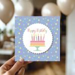 Birthday Card For Women Happy Birthday Card For Her Polka Dot